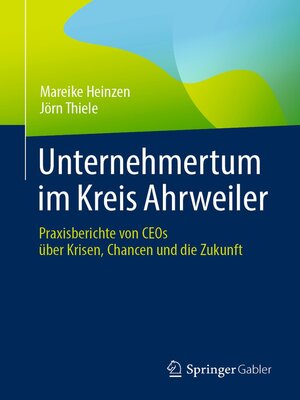 cover image of Unternehmertum im Kreis Ahrweiler